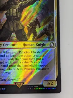 Paladin Elizabeth Taggerdy - PIP 0642 MTG Magic the Gathering Fallout Foil Surge - Image 5