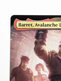 Barret, Avalanche Leader - Extended Art Final Fantasy Magic the Gathering NM MTG - Image 2