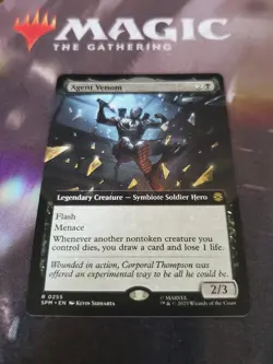 Mtg. Agent Venom. Extended Art. Marvel's Spider-Man. Pack Fresh - Image 1
