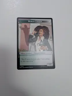 MTG - Human Citizen 0004/Copy 0001 Token - Marvel's Spider-Man NM/M Condition - Image 1