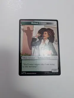 MTG - Human Citizen 0004/Treasure 0007 Toke - Marvel's Spider-Man NM/M Condition - Image 1