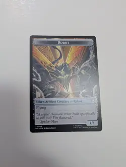 MTG - Food 0005/Robot 0006 Token - Marvel's Spider-Man NM/M Condition - Image 4