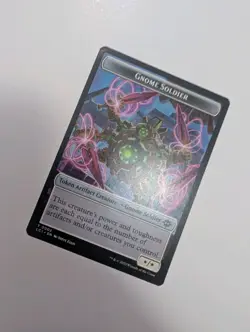 MTG - Gnome Soldier 0003 Token (One-Sided) - The Lost Caverns of Ixalan NM/M Con - Image 2