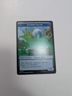 MTG - Illusion Villian 0002/Spider 0003 Token - Marvel's Spider-Man NM/M Cond - Image 1