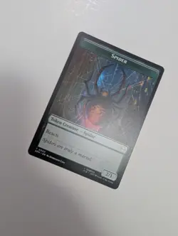 MTG - Illusion Villian 0002/Spider 0003 Token - Marvel's Spider-Man NM/M Cond - Image 3