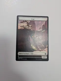 MTG - Cat 002 Token (One-Sided) - Zendikar Rising (ZNR) NM/M Condition - Image 1
