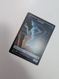 MTG - Illusion 006 Token (One-Sided) - Zendikar Rising (ZNR) NM/M Condition - Image 2