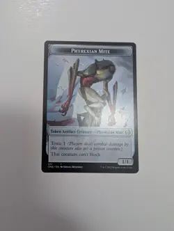 MTG - Phyrexian Mite 011 Token (One-Sided) - Phyrexia: All Will Be One NM/M Cond - Image 1