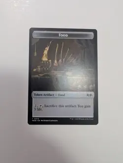 MTG - Food 0010 Token (One-Sided) - Wilds of Eldraine NM/M Condition - Image 1