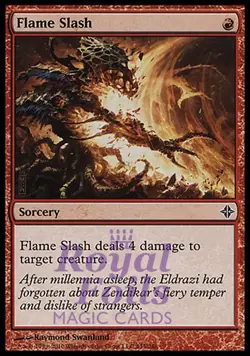 Flame Slash 1x FOIL ROE MTG Rise of Eldrazi Common MINT red - Image 1