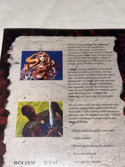 New Factory Sealed 1995 Magic The Gathering MTG Starter Deckmaster Box - Image 5