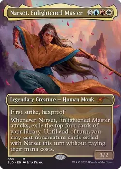 1 x FOIL Narset, Enlightened Master Near Mint, English Secret Lair MTG Magic - Image 1