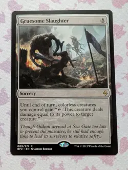 Gruesome Slaughter R Battle for Zendikar 9 MTG - Image 1