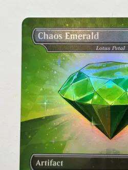 Chaos Emerald (7031) - Lotus Petal Borderless Foil SLD MTG Magic The Gathering - Image 3