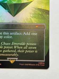 Chaos Emerald (7031) - Lotus Petal Borderless Foil SLD MTG Magic The Gathering - Image 5