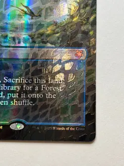 Misty Rainforest (Borderless Dragonscale Foil) SPG 0016 MTG Magic The Gathering - Image 5