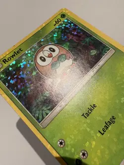 Pokemon TCG Rowlet 1/12 Holo McDonald's 2017 Promo Set LP - Image 4