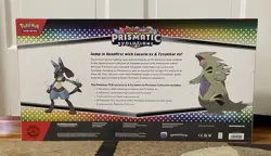 Pokemon Prismatic Evolutions Lucario Ex Tyranitar Ex Premium Collection - Image 2