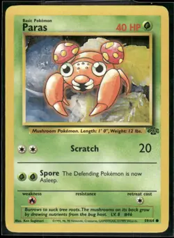 Pokemon Jungle #59/64 Paras Common - Image 1