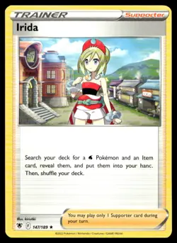 Irida - Deck Exclusives 147/189 MP Pokemon TCG | Buy 10 Get 10 Free - Image 1