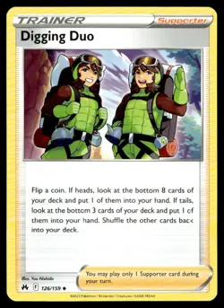 Digging Duo Crown Zenith 126/159 MP Pokemon TCG | Buy 10 Get 10 Free - Image 1