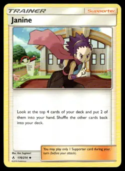 Janine SM - Unbroken Bonds 176/214 MP Pokemon TCG | Buy 10 Get 10 Free - Image 1