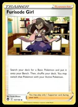 Furisode Girl SWSH12: Silver Tempest 157/195 MP Pokemon TCG | Buy 10 Get 10 Free - Image 1