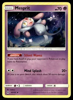 Mesprit SM - Forbidden Light 42/131 MP Pokemon TCG | Buy 10 Get 10 Free - Image 1