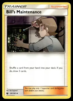 Bill's Maintenance SM - Celestial Storm 126/168 MP Pokemon TCG | Buy 10 Get 10 F - Image 1