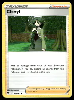 Cheryl SWSH05: Battle Styles 123/163 MP Pokemon TCG | Buy 10 Get 10 Free - Image 1