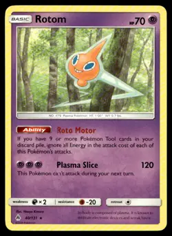 Rotom SM - Forbidden Light 40/131 MP Pokemon TCG | Buy 10 Get 10 Free - Image 1