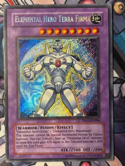 Elemental Hero Terra Firma PP02-EN009 ULTRA RARE UNLIMITED YuGiOh Card - Image 1