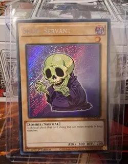 🔥YUGIOH • SKULL SERVANT • SECRET RARE • BLMM-EN002 • 1st EDITION • NM🔥 - Image 1