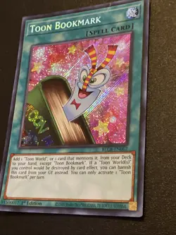 TOON BOOKMARK 1ST EDITION SECRET RARE Holo MP BLCR-EN067 YUGIOH! Card TCG - Image 2