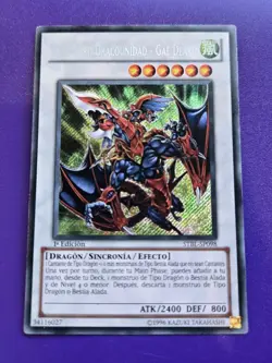 *SPANISH* Dragunity Knight - Gae Dearg Secret Rare 1st Ed STBL-EN098 HP Yugioh - Image 1