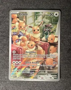 Eevee Twilight Masquerade Illustration Rare Collectible Card 188/167 - Image 1