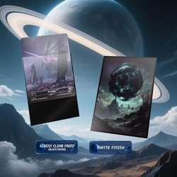 MTG Card Sleeves - Swamp - Planet Basic Lands Series - Ultra Clear Front & Matte - Image 3