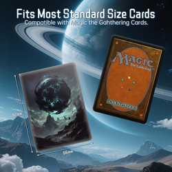 MTG Card Sleeves - Swamp - Planet Basic Lands Series - Ultra Clear Front & Matte - Image 4