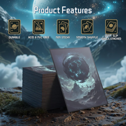 MTG Card Sleeves - Swamp - Planet Basic Lands Series - Ultra Clear Front & Matte - Image 5