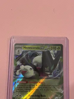 Pokemon Paldea Evolved Holo Rare Card Meowscarada EX 15/193 Near Mint Condition - Image 2
