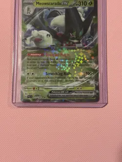 Pokemon Paldea Evolved Holo Rare Card Meowscarada EX 15/193 Near Mint Condition - Image 3