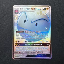 Electrode GX SV57/SV94 Pokemon Hidden Fates Holo Full Art Card - Image 1
