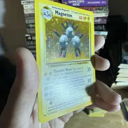 Magneton 9/102 Pokemon Base Set Holo Rare WOTC Vintage Card English LP Unlimited - Image 4