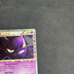 Crobat Prime 84/95 HGSS Unleashed Pokemon Card Holo Foil Rare MP/HP - Image 2