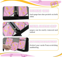 Trading Card Binder 9 Pocket，Card Binder 900 Pockets Card Book Holder Cards with - Image 5