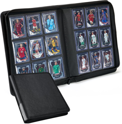 Toploader Card Binder 9 Pocket,324-Card Trading Card Album-Premium PU Zipper Har - Image 1