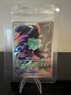 Pokemon TCG Mega Evolutions Stamped Promo Card - Bulbasaur 133/132 - NM - SEALED - Image 1