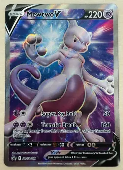 Mewtwo V SWSH229 - Sword & Shield Promo Black Star Promo - Pokemon Card [NM] - Image 1
