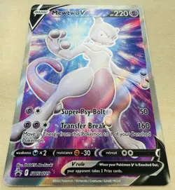 Mewtwo V SWSH229 - Sword & Shield Promo Black Star Promo - Pokemon Card [NM] - Image 2