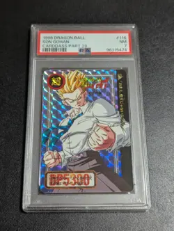 Dragon Ball GT Carddass Son Gohan PSA 7 collectible trading card - Image 1
